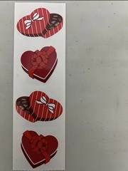 Mrs. Grossman’s Stickers Hearts Candy Boxes Valentine’s