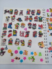 Vintage 1980’s -90’s Sticker Album Filled With Stickers