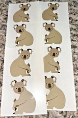 Mrs Grossmans Sticker Lot Animals Koala Bear Sheep Dog Pig Lot Creative Memories