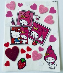 My Melody Pink White Bunny Sanrio Sticker Lot 100+ Stickers Hello Kitty Bakery