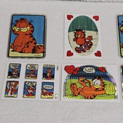 Vintage 1987 Garfield Prism Hologram Vending Machine Stickers Lot Of 11 NOS