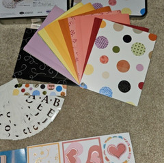 Large Lot of Scrapbooking Supplies (paper supplies; multiple themes)