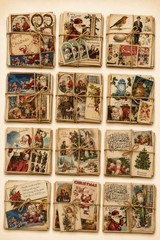 150+ CHRISTMAS Ephemera Lot Junk Journal Grab Bag Scrapbook paper Collage