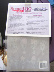 Stencil Quik Rub On Transfers NIP Bulb Flowers Daffodils Tulips