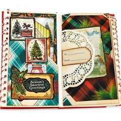 Handmade One-of-a-Kind Christmas Junk Journal | Vintage Altered Book |…