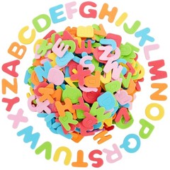 Vibrant Adhesive Foam Letters – 50 Sets, 6 Colors