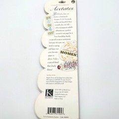 K and Company Sentiments To Go Sticker Acetate Transfer Sheet Sets Retired