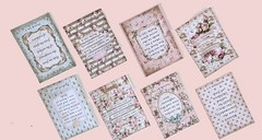 Vintage Style Victorian Bible Verse Cards Inspirational Faith Crafts