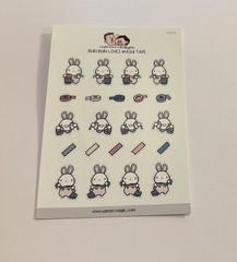 Hubman and Chubgirl Stationary Buddies Planner Sticker Lot of 8 NEW