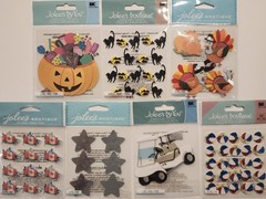 JOLEE’S BOUTIQUE Lot of 31 packs Dimensional Scrapbooking Stickers Assortment