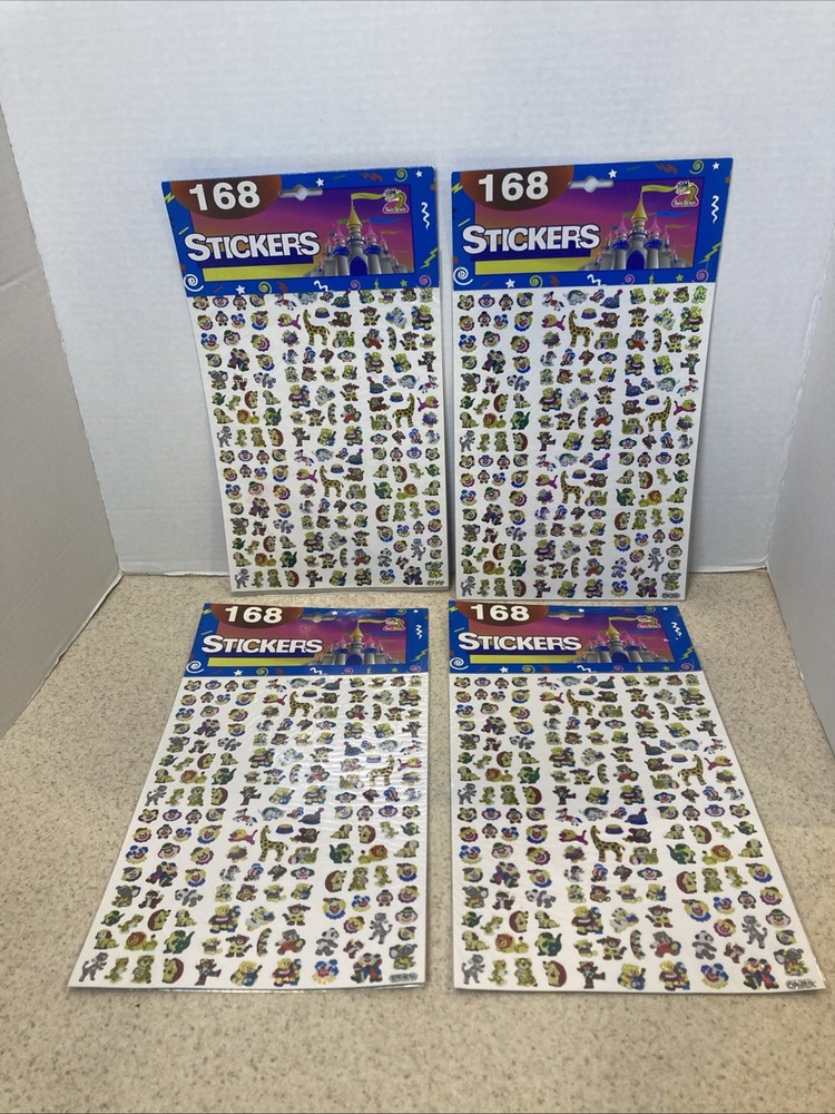 4 Vintage Twin Seven Stickers Of 168 In A Pack