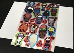 Vintage 1983 Morgan Mark 1 Chrome Ice Cream Sticker Sheet – Missing 1 Sticker
