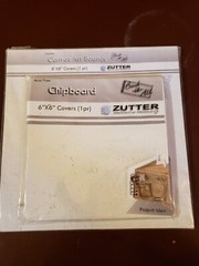 NEW Zutter Chipboard Pair 6″X6″ Covers & Canvas Art Board Pair 8″x8″ Covers