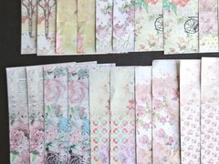 100PC Scrapbooking Vintage Ephemera Paper Pack The Rose Connection New Design