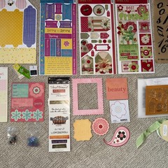 FLOWERS Themed Embelishment Kit