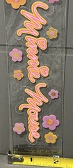Disney Jolee’s Boutique EK Success Sticker Adhesive Title Minnie Mouse Scrapbook