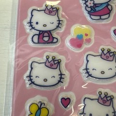 Hello Kitty Crown Stickers Stickety-Doo-Da American Greetings 2005 1 Sheets