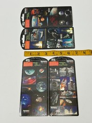 4 Discovery Channel Science Sticker Sheets Space Exploration Shuttle Planets NEW