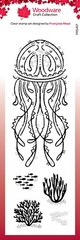 Woodware Craft COLLECTION CLEAR ACRYLIC STAMPS – JELLY FISH