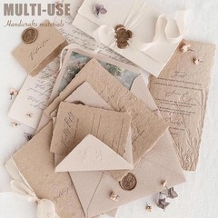 30 Handmade Textured Papers – A5 Crafting & Journaling Essentials