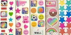 School Stickers Graduation boy girl sports yearbook classroom field day rewards