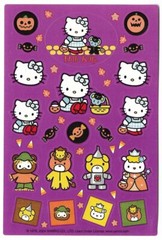 VINTAGE AGC Halloween Stickers – HELLO KITTY – WIZARD OF OZ – SANRIO