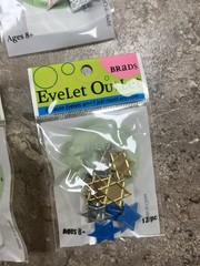 Eyelet Outlet Brads Lot of Christmas NEW 6 packs Card Making Scrapbooking
