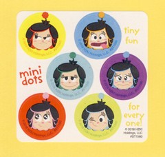 60 Assorted Mini Dot Stickers – Batman, Inside Out, Rachael Hale, Unicorn