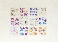 100 Sheet Colorful Butterfly Sticker Set Beautiful A Must Have For Collectors