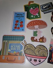 Lot of 30 *Hubman & Chubgirl* *Stickii* *Pipsticks* Die Cut Stickers