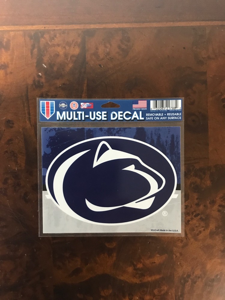 NCAA Multi-Use Decal Reusable/Removable – WinCraft NEW- PENN STATE UNIVERSITY