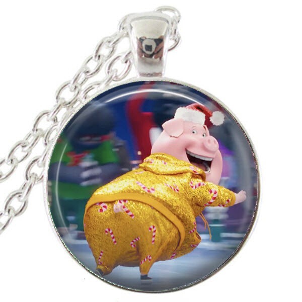 Sing Silver Bezel Necklace 3