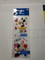 CANDY SHOP Mickey Minnie Mouse Jelly beans Lifesavers Lollipops Disney Stickers