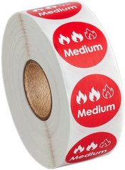 1000 Stickers Roll Medium Permanent 1 Inch round Label Sticker