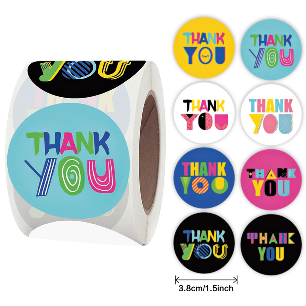 40 THANK YOU FOR SUPPORTING MY SMALL BUSINESS ENVELOPE SEALS LABEL STICKERS 1.5″