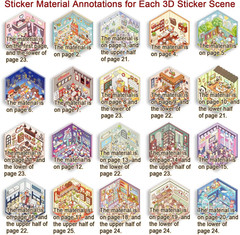 20 Sets DIY 3D Sticker Scene Collection Book for Kids and Adults