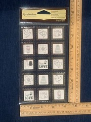 Recollections Signature Wedding Dimensional Stickers ~ 15 Pieces!