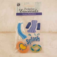 Lot of Six New Stickers, Scrapbooking Summer Beach Vacation – K&Company