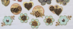 Handmade Junk Journal Scrapbooking Embellishments 29 Tim Holtz Steampunk Wood