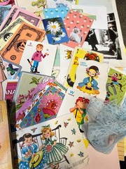 Vintage Childrens Ephemera Junk Journal Pack Book Pages Collage Crafts