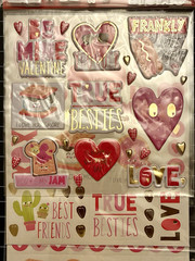 Recollections Creatology VALENTINE’S DAY Sticker Pack – Puffy, Flat 177 pieces