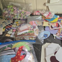 Mixed Crafting Lot Paper Crafts Scrapbooks Cards Junk Journals 100’s Of Pieces