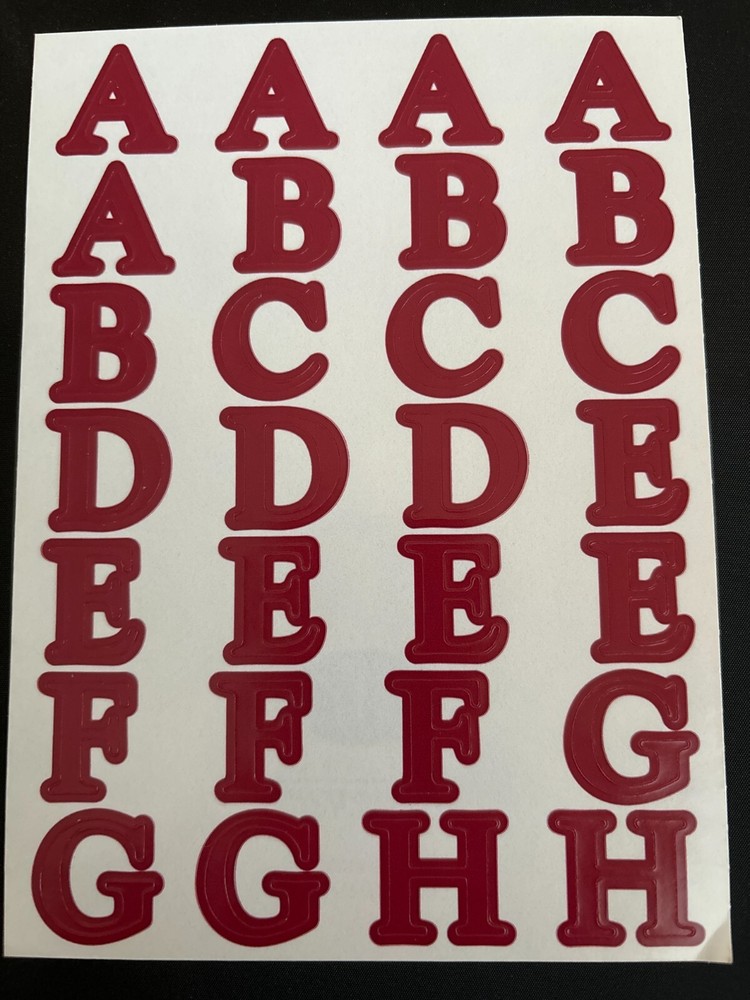 Creative Memories ABC/123 Stickers Alphabet Number Scrapbooking Craft Letters