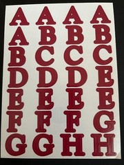 Creative Memories ABC/123 Stickers Alphabet Number Scrapbooking Craft Letters