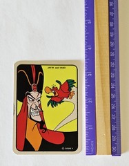 Vtg Disney’s Aladdin Stickers HTF Vending Shiny Complete Set LOT Jasmine Jafir