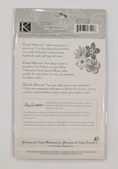 Poppy Seed Floral Flowers Grand Adhesions Scrapbook Stickers By K&Company RARE