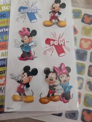 Vintage EK Success Disney Mickey Mouse Scrapbook Sticker Theme Pack Lot of 7