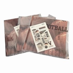 Football Scrapbooking & Sticker Lot Mixed Brands Paper Embellishments Crafts
