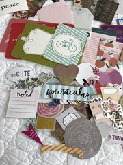 225+ pcs Lot Junk Journaling Scrapbooking Mixed Media Ephemera Destash