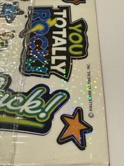Hallmark Stickers Moveable Decorations Your Day to Shine Totally Rock Winner USA